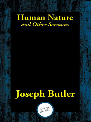 cover image of Human Nature and Other Sermons